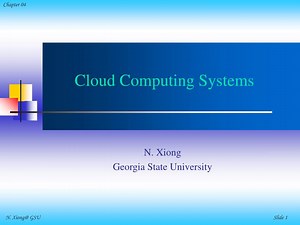 Cloud Computing Systems - SlideServe