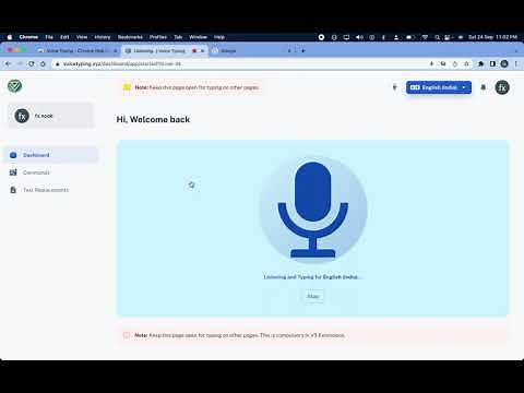 Voice Typing - https://voicetyping.xyz
