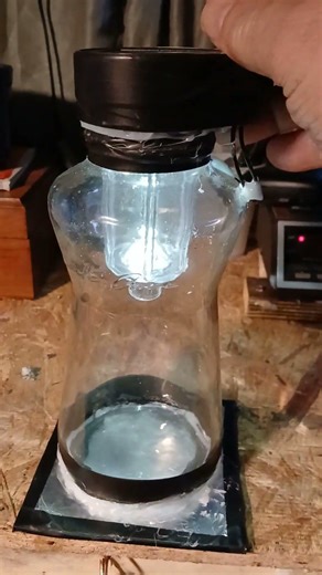 Homemade Bedside Solar Table Lamp