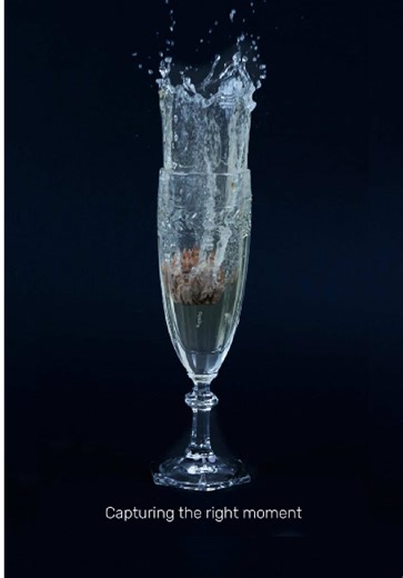 Capturing Perfect Moment with Chocolate and Champagne