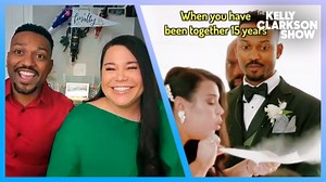 55K views · 1.8K reactions | BRILLIANT 藍 After dating for 15 years, bride Christie pulled a hilarious prank on husband Byron at the altar blowing "dust" off her wedding vows! #WhatImLiking | The Kelly Clarkson Show | Facebook