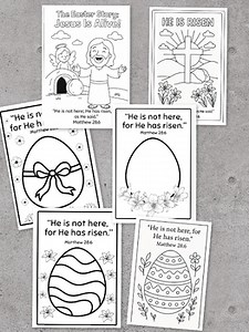 Christian Easter Coloring Pages