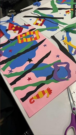 Art + aquarium = Matisse Art Lesson 🐠