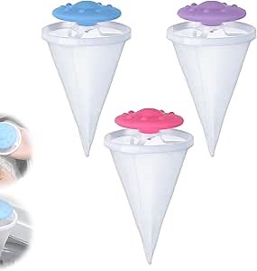 Floating Hair Filtering Mesh Removal, Lint Traps for Washing Machine Hose, New Hair Catcher Washer Machine, Hair Filter Cleaning Mesh Bag Dog Cat Hair Remover for Laundry (3, Colorful)（3Pcs）