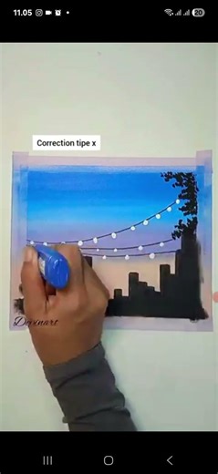 Menggambar Pemandangan kota