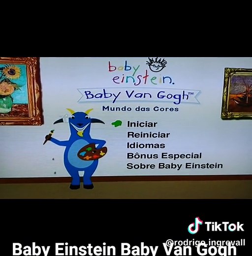 Baby Einstein: Baby Van Gogh DVD Menu Guide