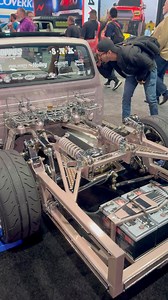 1989 Toyota Pickup - Canadian registered bagged, body dropped, powered by a 22RE, custom suspension by Hoppos at The 2024 SEMA Show • Owner: @georjah_erin #sickminitrucks #minitruckin #semashow | SICK Mini Trucks