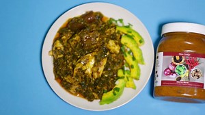 #MissCookieRecipe 🍲🍚🍛🌶️🍖😋 Tasty Nkontomire Stew. Try out the recipe. The Miss Cookie Meat Mix gives superb flavour to the dish. Available in a 650ml jar for 20cedis and a 300ml sachet for 10cedis. Call 0200365997 to order. Free Delivery to your doorstep. #MissCookieSpices #ProudlyMadeInGhana | Spice by Miss Cookie
