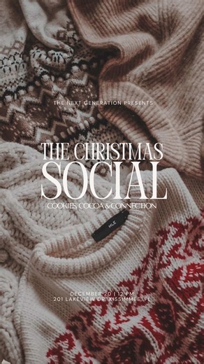 ‘Tis the season for community, generosity, and joy 🎄🤍 Join us for our Christmas Social December 20th at 201 Lakeview Dr, Kissimmee FL at 12PM — ugly Christmas sweaters, fellowship, and festive fun. If you’d like to volunteer or donate to our toy drive, visit the links in our bio!