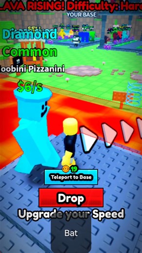 I Survived the Rising Lava in Roblox🌋 #roblox #escapetsunami #lava #brainrot #gaming #shortsfeed