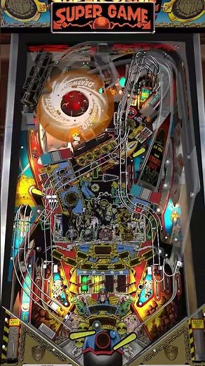 The Pinball Arcade for Nintendo Switch: Delisted Judge Dredd (Table View) Starting a Super Game