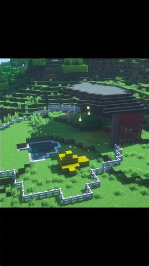 Building sheep Farm #minecraft #minecraftshorts #shorts #minecraftbuilding #minecraftbuilds.