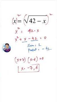 Square Root Equation Made Easy (Radical Equations Trick) Solve √x Equations Fast
