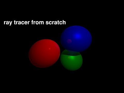 i made a ray tracer from scratch (tw: javascript)