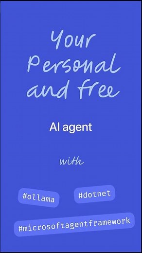 .NET + Ollama: How to create your own AI agent.