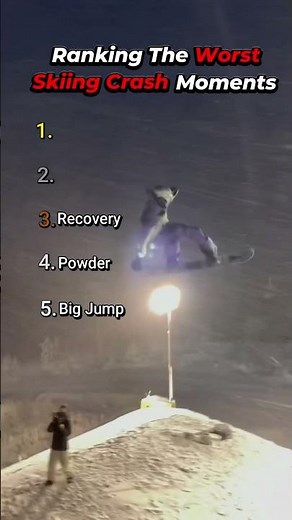 Top 5 Worst Skiing Crashes All Time⛷️