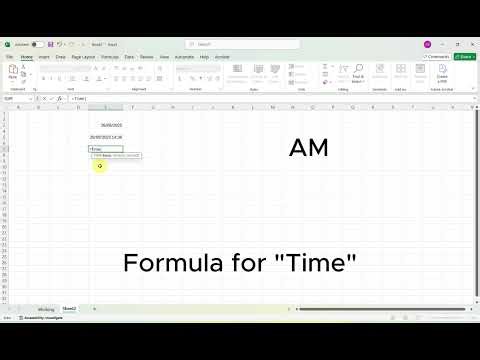 How to Use TODAY, NOW & TIME Formulas in Excel | Easy Date & Time Tutorial