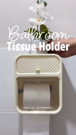 3 comments | Waterproof Bathroom Tissue Holder Organizer 헗헜헧헢...
