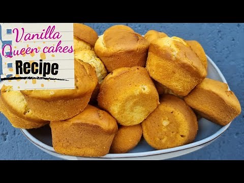 Vanilla queen cakes recipe | Baking basics