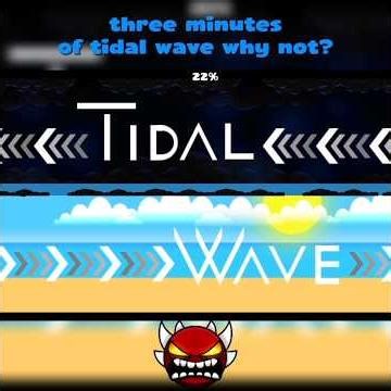 3 minutes of tidal wave in 1 short geometry dash👑::#gd #geometrydash #shorts #fyp #edit
