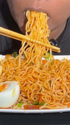 2X Spicy Buldak Instant Noodles Eating Challenge #mukbang #spicyfood #asmr