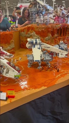 Solid brix studios Lego Geonosis MOC at BrickFair 2023