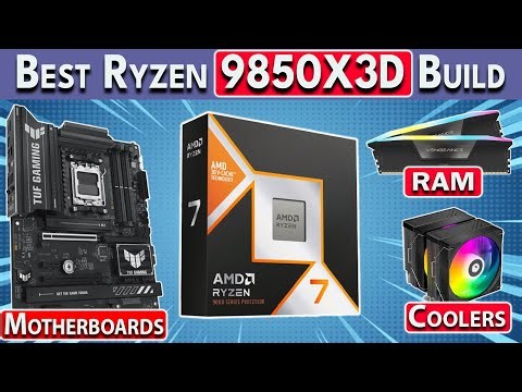 Best Ryzen 9850X3D Gaming PC Build 🛑 Best GPU, RAM, Motherboard & More