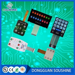 [Hot Item] Customized Size Waterproof Membrane Keyboard 4*4 Membrane Switch Panel Keypad