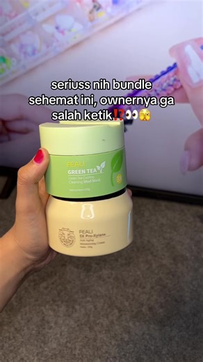 Feali Green Tea Clay Mask & Moisturizer Bundle