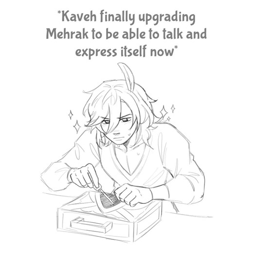 Some sethos recognition cuz ppl forget ab him, anyways anyone wanna join our new art/gaming server🦭 #kavehtham #cynari #sethos #drawing #GenshinImpact cyno tighnari kaveh alhaithem