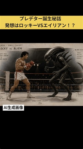 プレデターの原点はロッキー！？