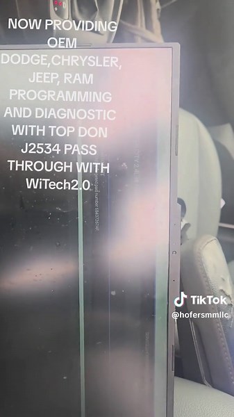 Top Don J2534 OEM Level programming and Diagnostics now available. #mobilemechanic #Autorepair #smallbusinessowner #fyp #mopar