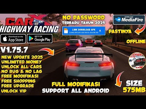 CarX Highway Racing Mod Apk v1.75.7 New 2025 - Unlimited Money & Unlock All Cars