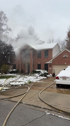 Crews on scene of a residential structure fire on Sunday, November 9, 2025 in Sylvania, Ohio. | South Side Fire Photography