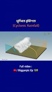 71K views · 1.2K reactions | ঘূর্ণিবাত বৃষ্টিপাত (Cyclonic Rainfall) #BigganPiC #rain #science | BigganPiC | Facebook
