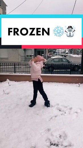 Frozen ❄️☃️😂#cold #funny #frozen #wintertime #fy #foryoupage