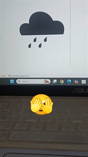 tu pyaasa h 🫣 draw in ms word #viral #amazing #trending #shorts #computer @Technohub16
