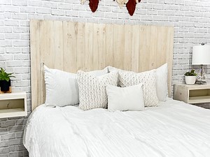 Antique White Headboard Farmhouse Style Wood Panels, Weathered and Distressed Bedroom Furniture, Rustic Home Decor Barn Reclaim Style Wood - Etsy