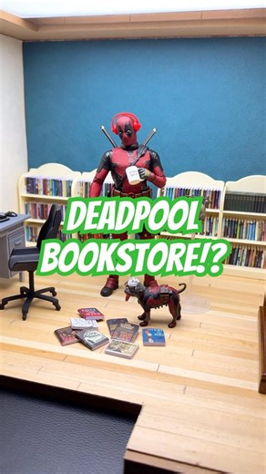 Could Deadpool have the best 1:12 scale BOOKS!?