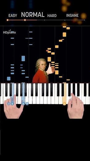 Turkish March but it gets progressively harder