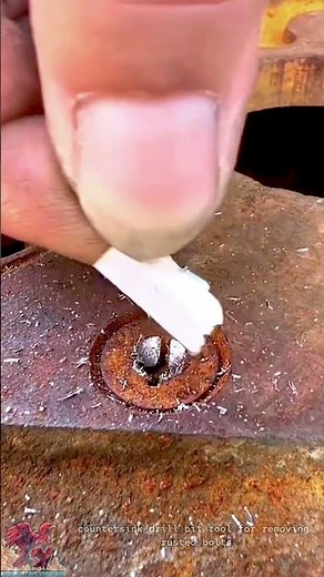 Reverse drill bit removes rusty bolts #tools #shorts #viral