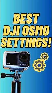 DJI Osmo Action 4 Best Settings (4K & RockSteady!)