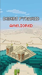 Minecraft Tutorial | Desert Pyramid AMELIORED #minecraftbuilding #minecraft #minecrafttutorial