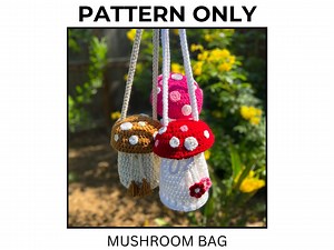 Mushroom Bag Crochet Pattern / Toadstool Purse (PDF Pattern) - Etsy