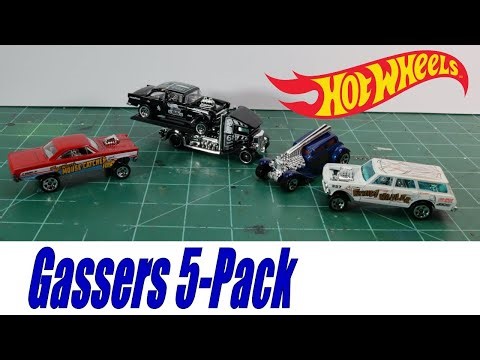 The Hot Wheels Gassers 5-Pack is Pretty Great