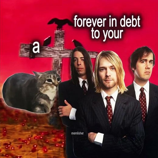 NIRVANA - HEART-SHAPED BOX, but it's Oiiai Cat Remix (uiiai) #mashup #remix #nirvana #kurtcobain