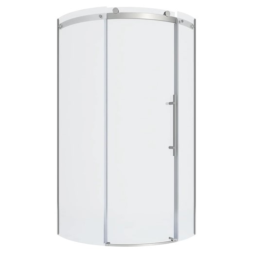 Elevate 72-Inch High Semi-Frameless Curved Corner Sliding Shower Door
