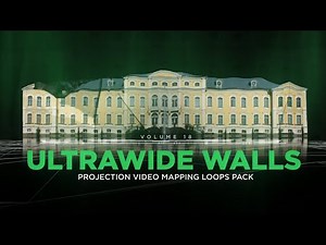 Ultrawide Walls - Projection Mapping Loops Pack Vol.18