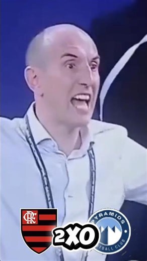 Pyramids coach's reaction to the game against Flamengo in the Intercontinental Cup #flamengo #mengão