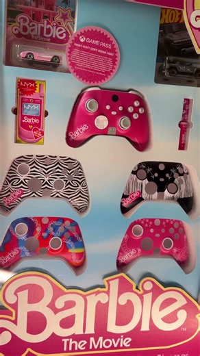 Xbox Barbie promo Scuf controllers and Series S Xbox
